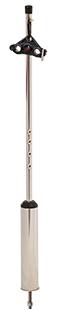40" Chrome Pogo Stick w/ 3-Hole TEC-CLAMP | 9800G2 Tectran
