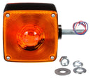 Signal-Stat Red/Yellow Incandescent Square Side Marker Pedestal Light, 1 Stud Mount | Truck-Lite 4800