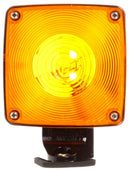 4" Square Yellow Incandescent Pedestal Light, Bracket Mount Kit | Truck-Lite 4872AA