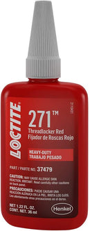 271 Threadlocker for Automotive: High-Strength, High-Temp, Fluorescent, Anaerobic | Loctite 492142
