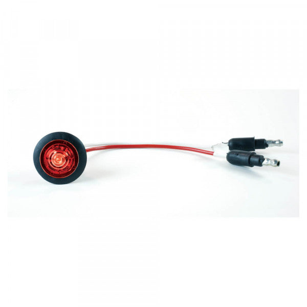 1" Red Marker Clearance Light, Standard .180" Male Bullet | Grote 49332