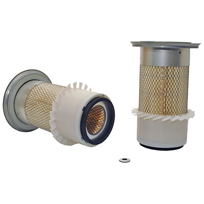 Cellulose Air Filter w/ Fin and Metal Ends, 12.5" | 49434 WIX