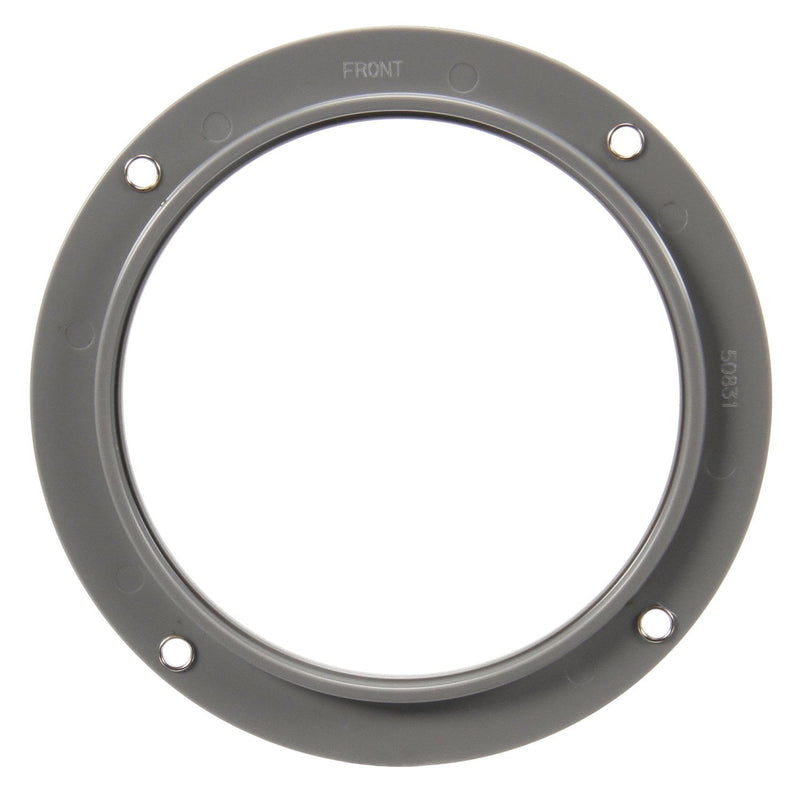 Gray ABS Flange Mount for 4" Round Lights | Truck-Lite 50831