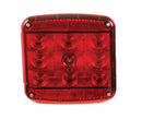 Left Hand Submersibled Red LED Trailer Lighting Kit with License Window | Grote 51972-5