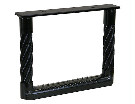 Black Powder Coated Cable Type Truck Step - 9 X 12 X 1.38 Inch Deep | Buyers Products 5230912