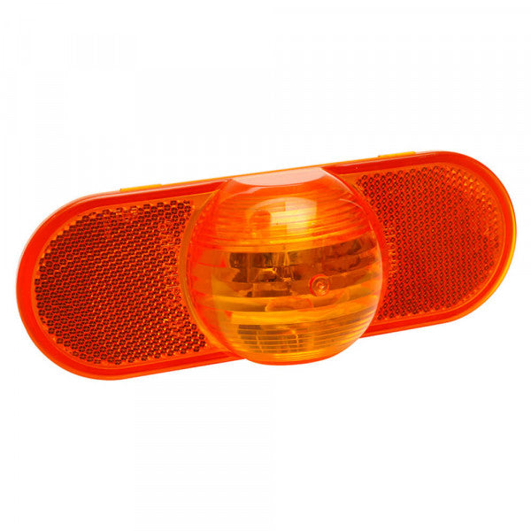 Torsion Mount® III Amber Oval Side Turn Marker Lights, Male Pin | Grote 52533