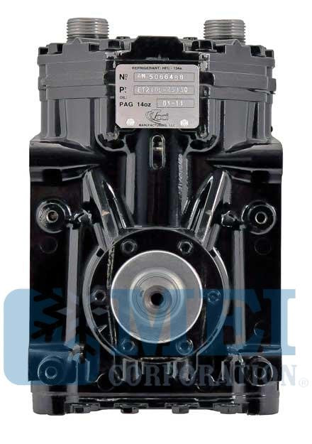 ET210L Air Compressor w/o Clutch, TUBE-O Head Type - T/CCI Style | MEI/Air Source 5256