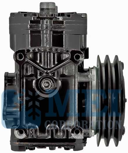 T/CCI (York Style) Compressor with 2 Groove Clutch, 1-Wire Weatherpak | MEI/Air Source 5262