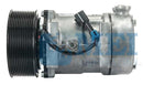 Sanden SD7H15-Super HD A/C Compressor for Kenworth Trucks, 2 Wire Female Packard | MEI/Air Source 5402