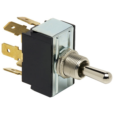 DPDT Heavy Duty Toggle Switch, 6 Blade | Cole Hersee 55019BX