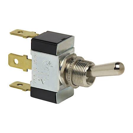 SPDT 3 Blade Momentary Toggle Switch | Cole Hersee 55033-01BX