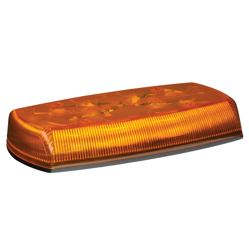 15" Amber 4 Bolt Mount LED Mini Light Bar, w/ Vacuum-Magnet | ECCO 5580A-VM