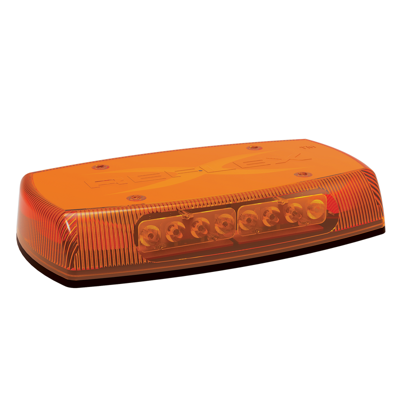 15" Reflex Permanent Mount Amber Mini Lightbar | ECCO 5590A