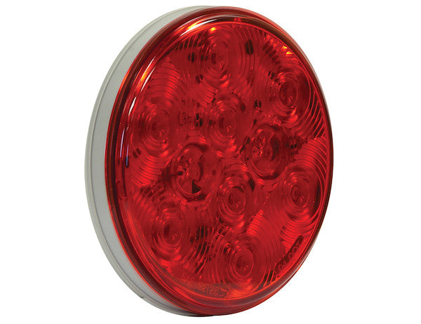 4 Inch Red Round Stop/Turn/Tail Light With 10 LED | Buyers Products 5624150