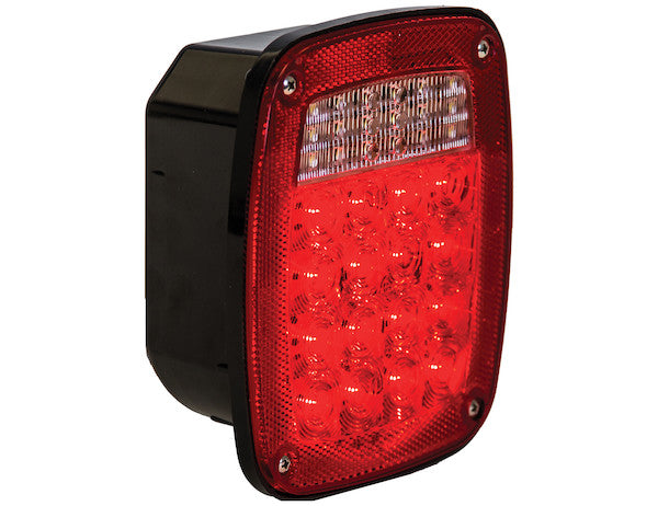 Passenger Side 5.75 Inch Red Stop/Turn/Tail Light | 5626734 Buyers Products