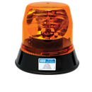Low Profile Amber Rotating LED Beacon Light, 3 Bolt Mount | ECCO 5813A