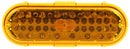 60 Series Yellow LED 6" Oval Front/Park/Turn Light, Fit 'N Forget & Grommet Mount | Truck-Lite 60290Y