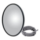 8" Stainless Center-Mount Heated Convex Mirror Head | Retrac 610676