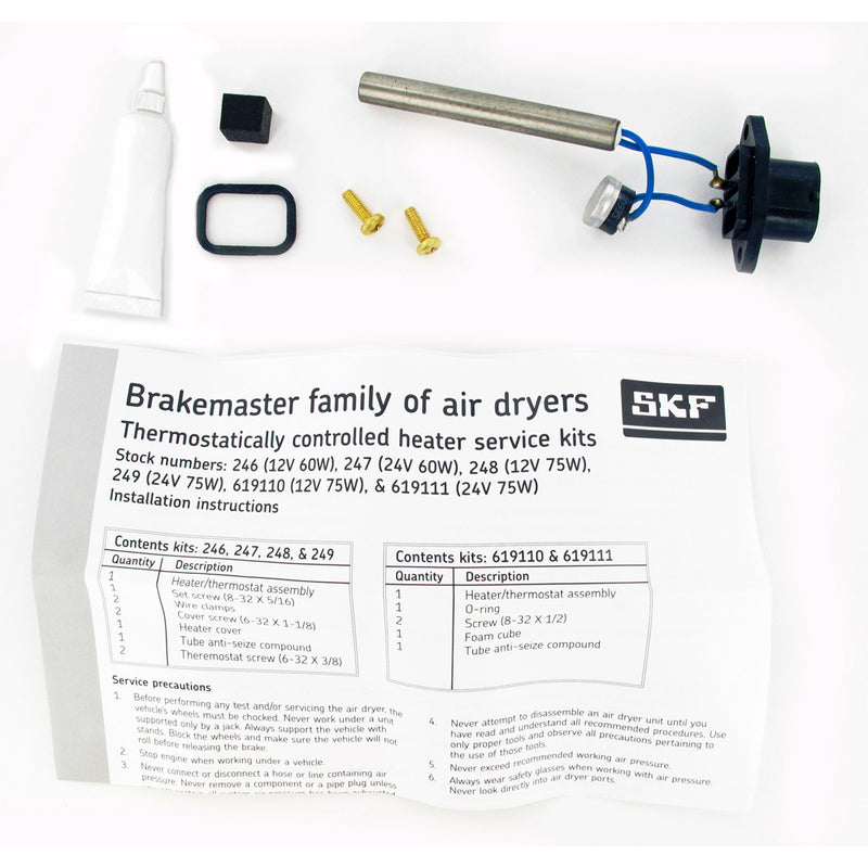 Air Dryer Heater Kit | SKF 619110