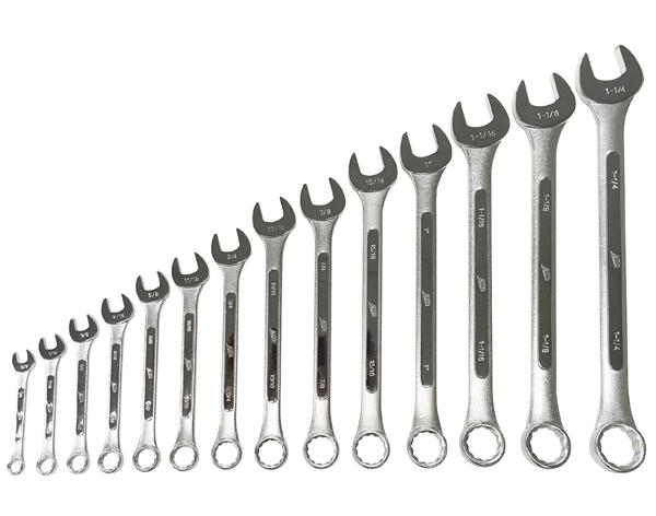 14 Pc. SAE Raised Panel Combination Wrench Set | 1014 ATD Tools