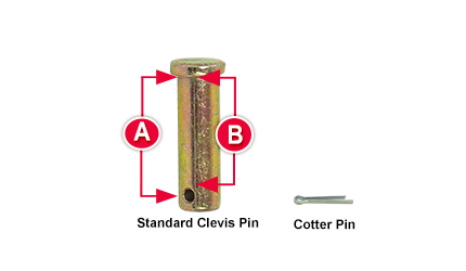 5/8" Clevis Pin (Pack of 10) | 2008-10 Tectran