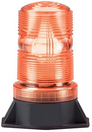 Medium Profile Amber Beacon Strobe Warning Light, DIN Pole Mount | ECCO 6220A