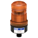 Industrial LED Amber Beacon Strobe Warning Light, 1/2 Pipe Mount | ECCO 6267A