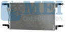 19" x 33-5/8" A/C Condenser for Freightliner Trucks, Parallel Flow | MEI/Air Source 6297