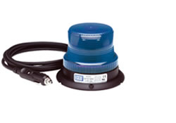 Low Intensity Blue Beacon Strobe Warning Light, Magnet Mount | ECCO 6410B-MG