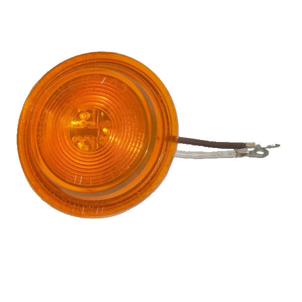 Amber Shallow LED Lens with 2 Eyelets | 660002 Betts Lighting