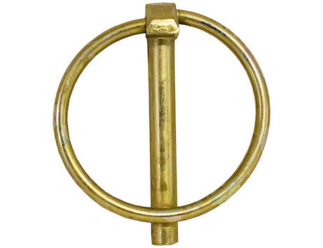 Yellow Zinc Plated Linch Pin - 1/4 Diameter X 1-3/4 Inch Long With Ring | Buyers Products 66000