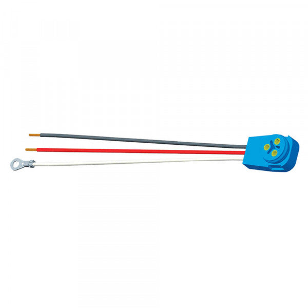 11" Long Three-Wire 90º Plug-In Pigtails for Male Pin Stop Tail Turn Lights | Grote 67005
