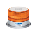 Low Profile Amber Beacon Strobe Warning Light, Colored Lens & 3 Bolt Mount | ECCO 7160A