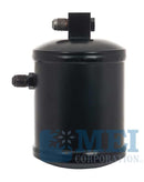 7" Steel A/C Receiver Drier for Navistar Trucks, 4" Diameter | MEI/Air Source 7211
