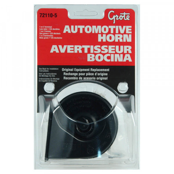 Low Domestic Electric Automotive Horn | Grote 72110-5