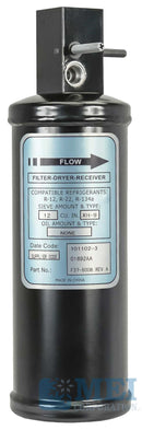 11" Steel A/C Reciever Drier for Kenworth Trucks, 3" Diameter | MEI/Air Source7398