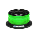 Low Intensity Compact 3-Bolt Profile Green Beacon Strobe Warning Light, Pulse 8 Flash | ECCO 7460G