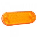 6.5" Oval LED Amber Strobe Warning Light | Grote 77363
