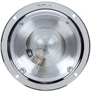 80 Series Clear Incandescent 5" Round Hardwired Dome Light, Chrome Bracket Mount | Truck-Lite 80351