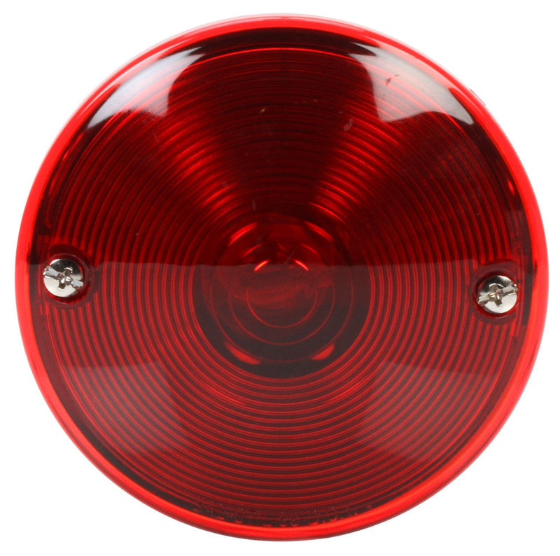 80 Series Incandescent Red 4" Round Stop/Turn/Tail Light, Hardwired & Black Bracket Mount | Truck-Lite 80462R