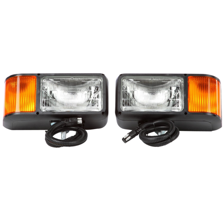 Economy Halogen 4" X 6" Red Rectangular Snow Plow Light, Hardwired & 1 Stud Mount | Truck-Lite 80888-3