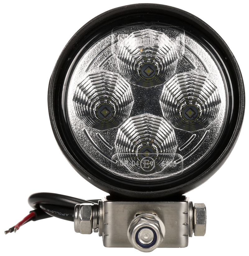 Signal-Stat 3" Round Clear LED Flood Light, Hardwired & Stud Mount | Truck-Lite 8140