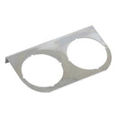 Chrome 2-1/16" 2-Hole Gauge Panel | 814143F Stewart Warner