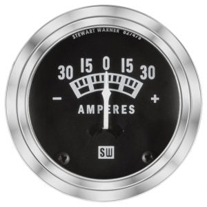 Polished Internally Shunted Ammeter, 30-0-30 A | 82200 Stewart Warner