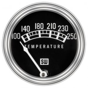 Standard Water Temp Gauge, 100-250 °F | 82210-144 Stewart Warner