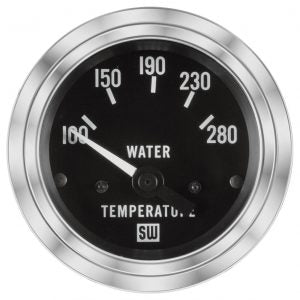 Deluxe Water Temperature Gauge, 100-280 °F | 82307 Stewart Warner