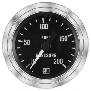 Deluxe Fuel Pressure Gauge, 10-200 PSI | 82325 Stewart Warner