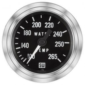 Deluxe Water Temp Gauge, 100-265 °F | 82326-288 Stewart Warner