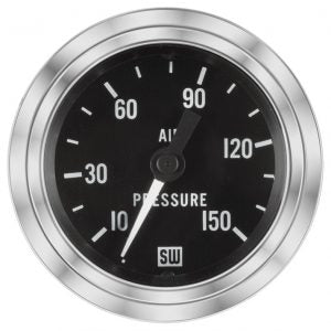 10-150 PSI Deluxe Air Pressure Gauge | 82329 Stewart Warner