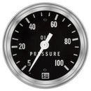 Deluxe Oil Pressure Gauge, 5-100 PSI | 82406 Stewart Warner
